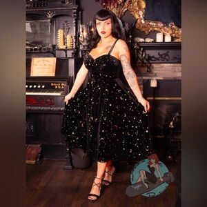 Lunar Velvet Luxe Dress